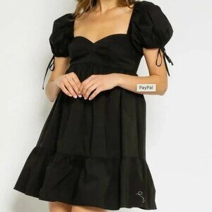 Oliviacious Jessie Black Babydoll Dress